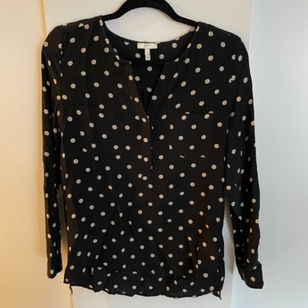 Joie Polka Dot Blouse